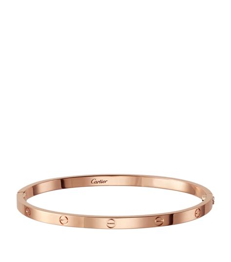 cartier love bracelet 17 rose gold